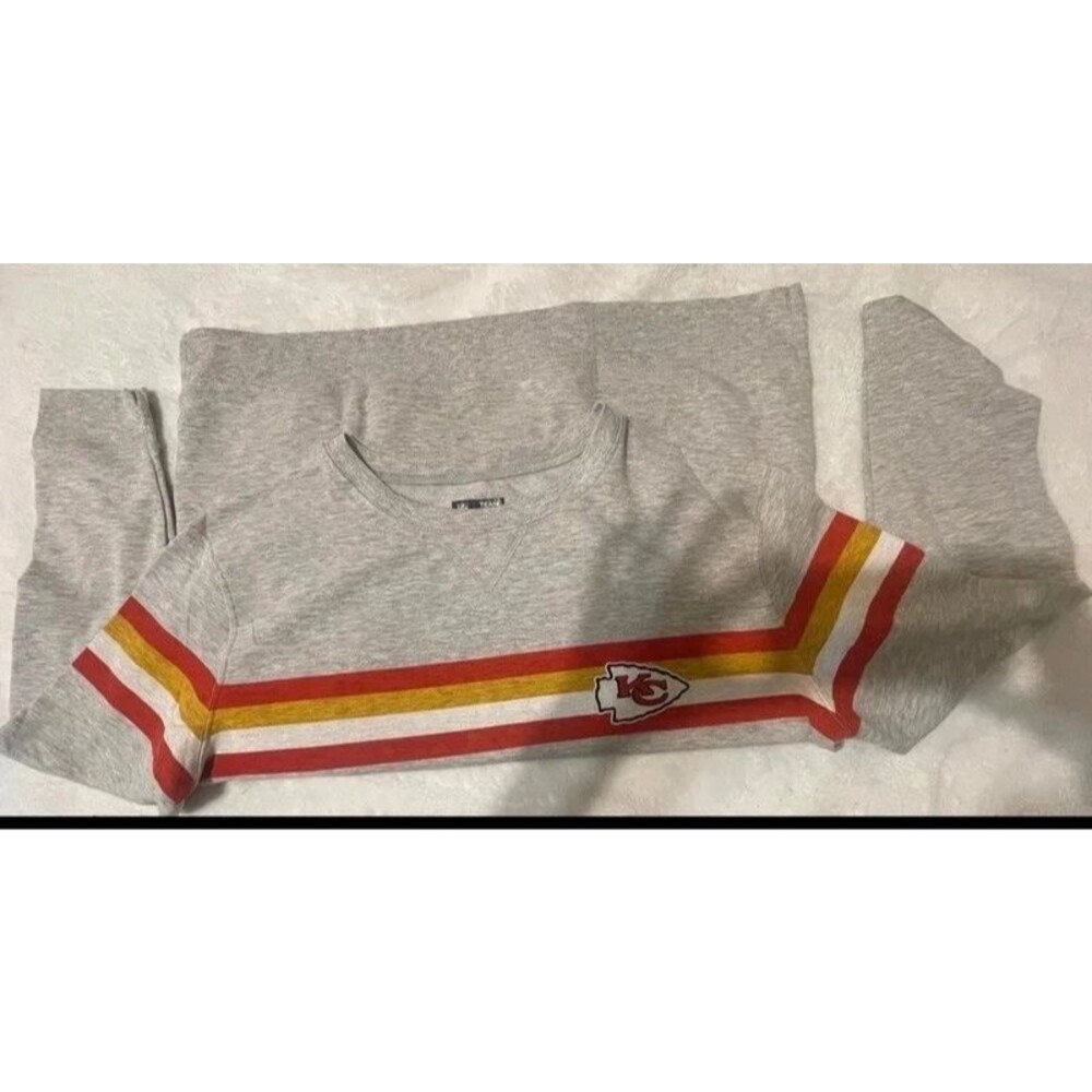 Ladies Kansas City Chiefs NFL Sleepwear long sleeve PJ Top XXL
